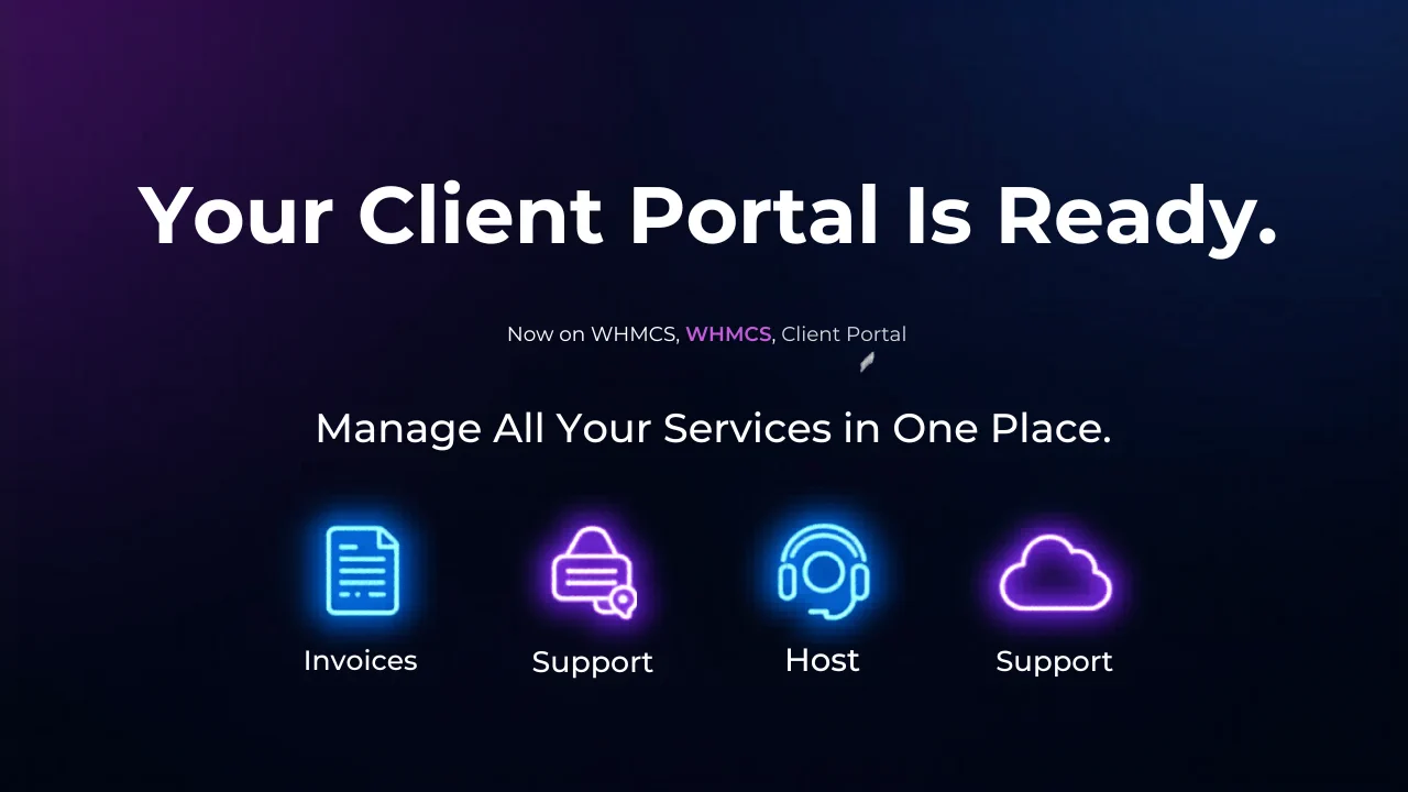 Dristi Technologies Client Portal — Now on WHMCS